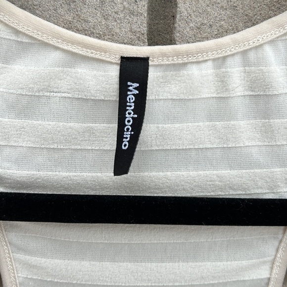 Mendocino Ruffle Tiered Racerback Mini Dress Sz L - Picture 6 of 8